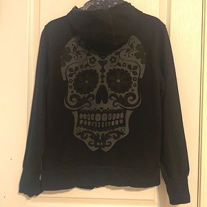 !Ay Guey skull Hoody